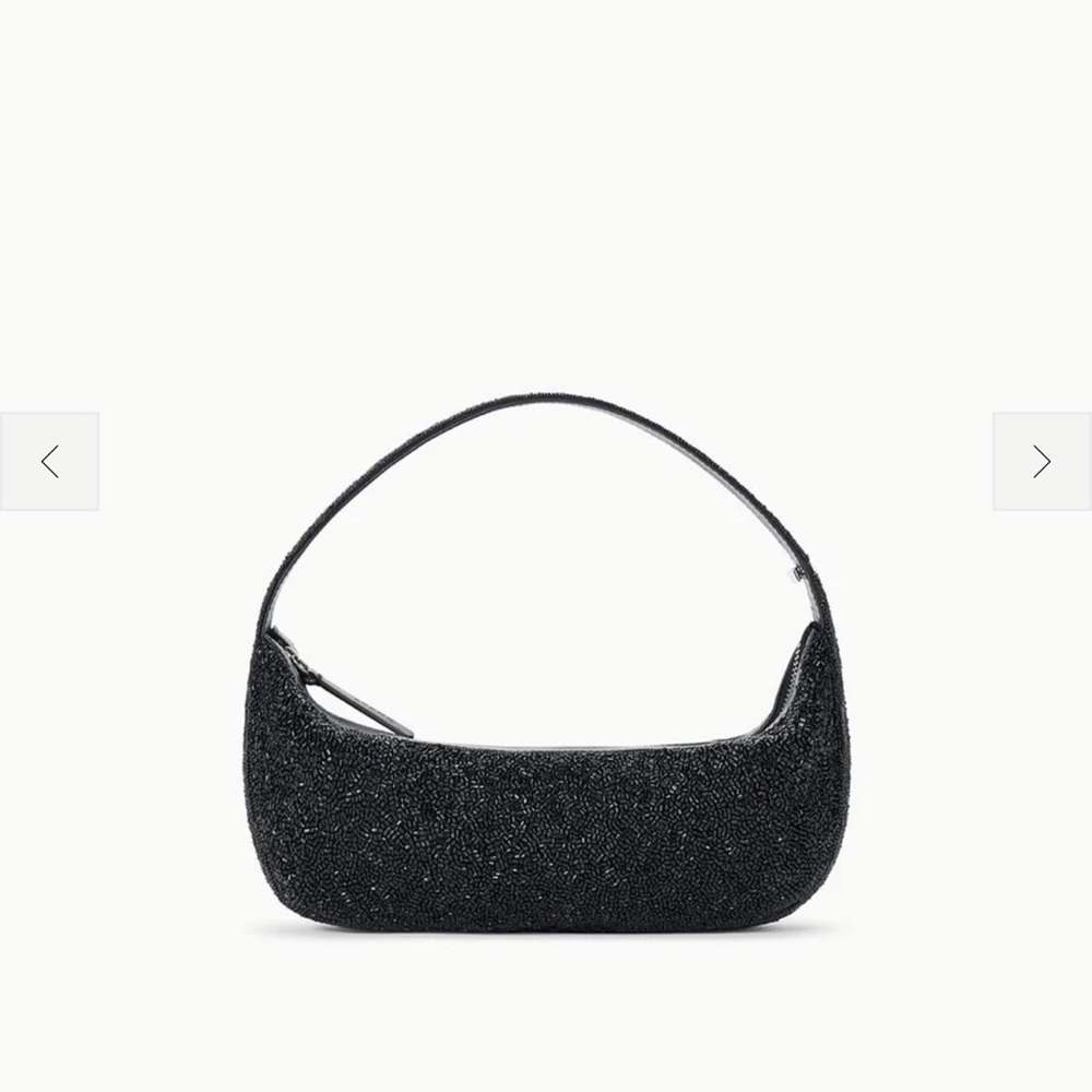 STAUD Black Demy Beaded Loop Wristlet - Picture 5 of 12